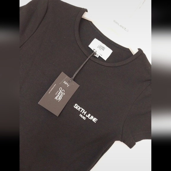 Sixth June Paris body con black dress cargo pockets - Picture 3 of 3